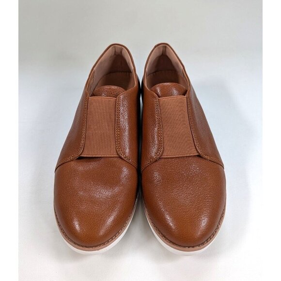 FitFlop Shoes - Fit Flop Derby Tan Leather Shoes Size 8 Women's Slip Ons